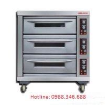 Lò nướng bánh điện 3 tầng 9 khay